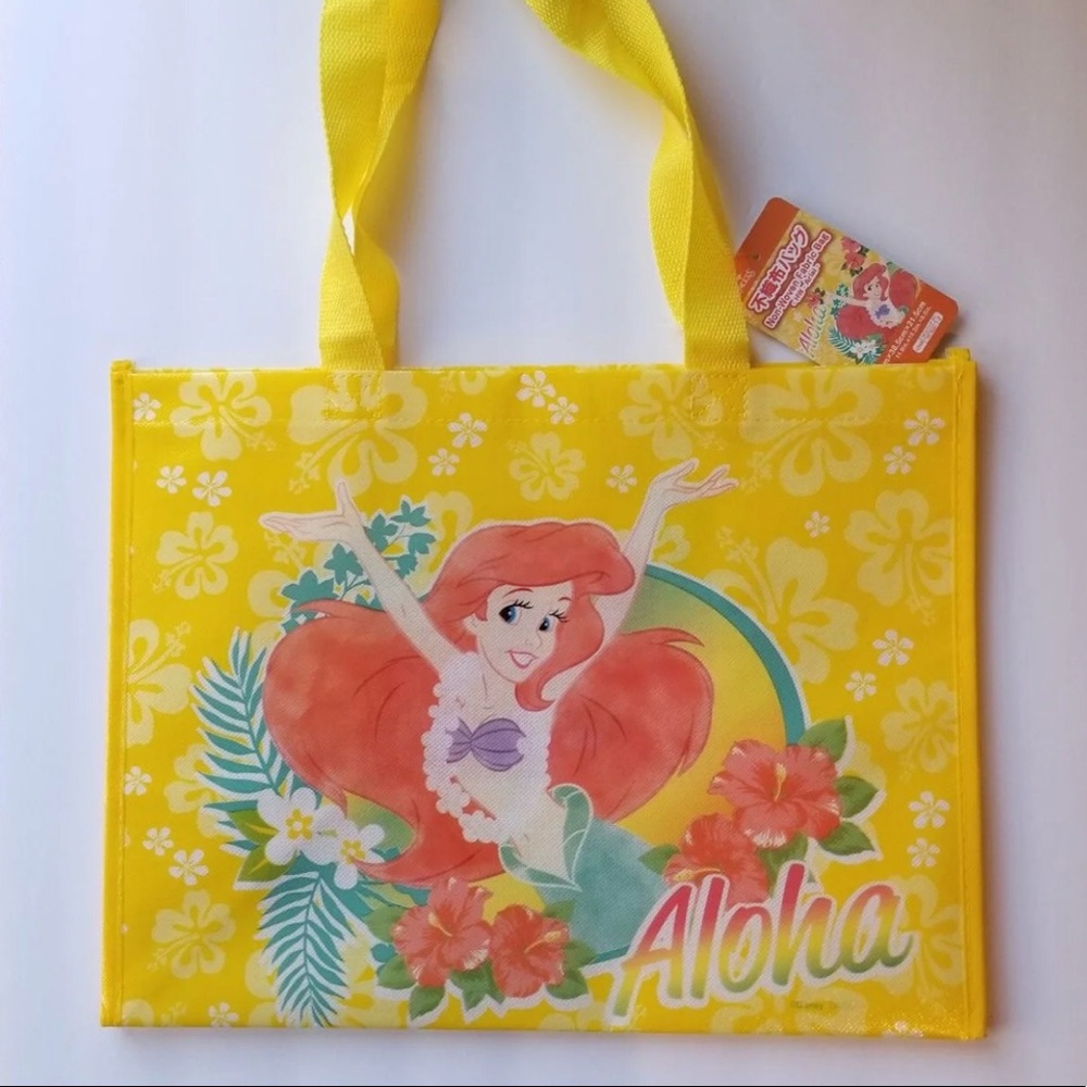 DISNEY ARIEL ALOHA LARGE TOTE BAG